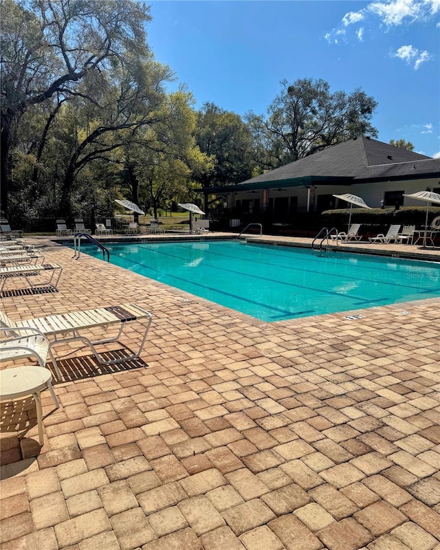 pool featuring a patio