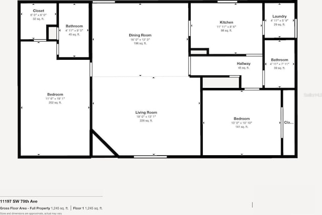 11197 SW 79th Ave, Ocala, FL 34476 - home floor plan