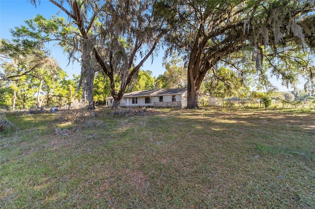 9951 NE 30th Ct, Anthony, FL 32617 - view of yard with fence