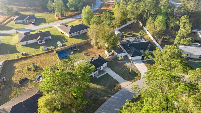 birds eye view of property featuring a residential view