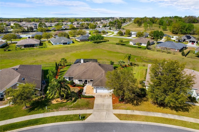 birds eye view of property featuring a residential view