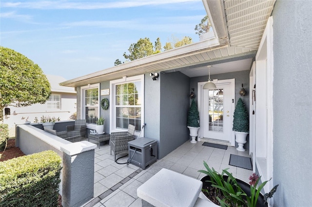 view of patio / terrace with an outdoor hangout area