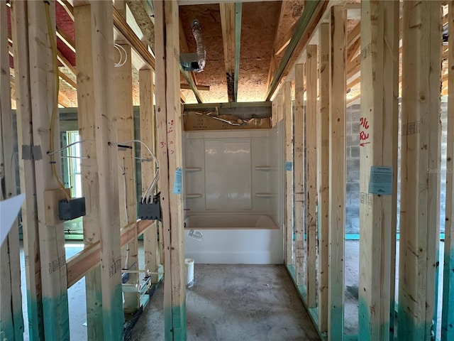 4528 SW 90th Lane Rd, Ocala, FL 34476 - bathroom with unfinished concrete floors