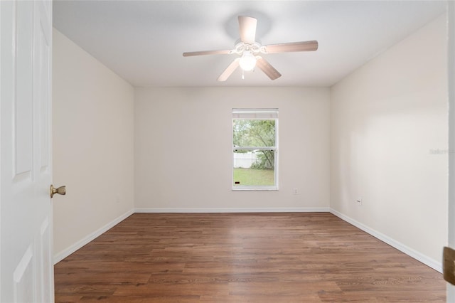 9 Hemlock Run, Ocala, FL 34472 - unfurnished room featuring wood finished floors and a ceiling fan