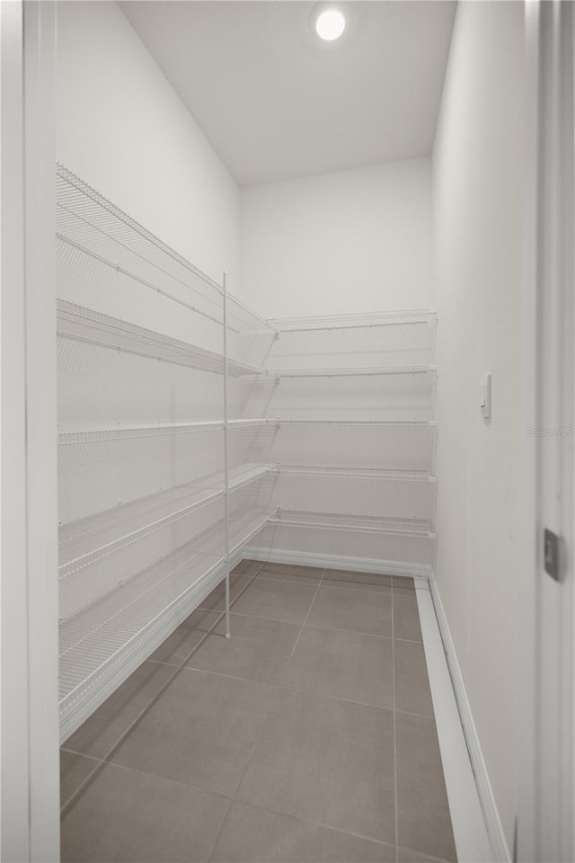 view of storage area