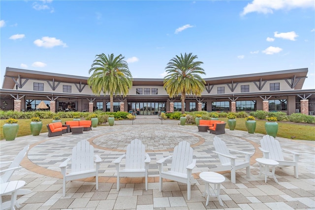 view of home's community with a patio