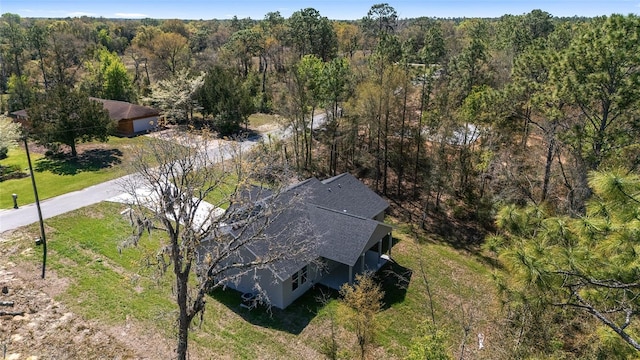 760 NE 152nd Ter, Williston, FL 32696 - aerial view featuring a wooded view