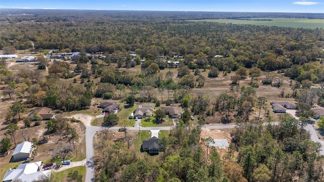 760 NE 152nd Ter, Williston, FL 32696 - bird's eye view featuring a view of trees