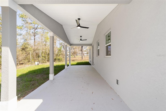 760 NE 152nd Ter, Williston, FL 32696 - view of patio with ceiling fan
