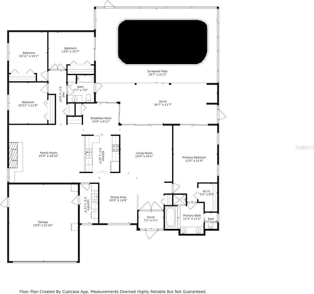 5557 N Sierra Ter, Beverly Hills, FL 34465 - floor plan