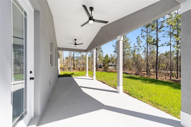 791 NE 150th Ave, Williston, FL 32696 - view of patio / terrace with a ceiling fan
