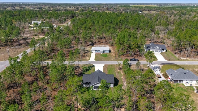 791 NE 150th Ave, Williston, FL 32696 - bird's eye view with a wooded view