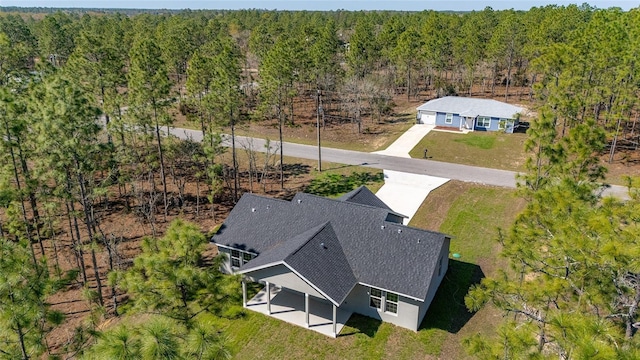 791 NE 150th Ave, Williston, FL 32696 - bird's eye view featuring a wooded view