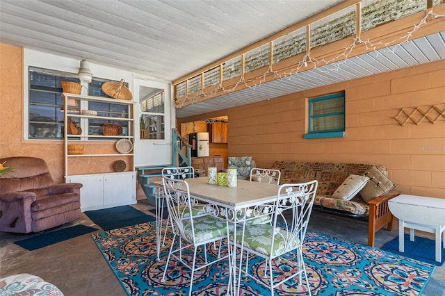 5368 S Parkland Ter, Homosassa, FL 34448 - dining space featuring concrete flooring