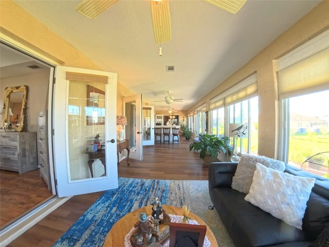 5291 NW 20th Pl, Ocala, FL 34482 - sunroom with visible vents and french doors