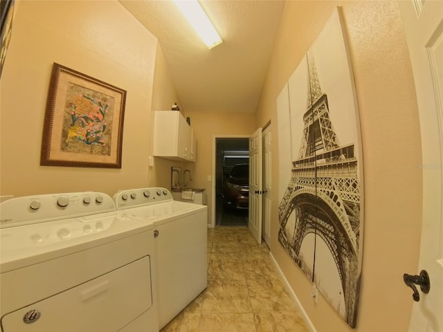 5291 NW 20th Pl, Ocala, FL 34482 - washroom with cabinet space and washer and clothes dryer