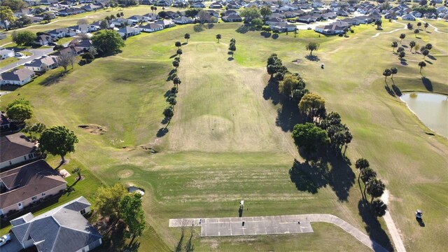 5291 NW 20th Pl, Ocala, FL 34482 - aerial view with a residential view, view of golf course, and a water view