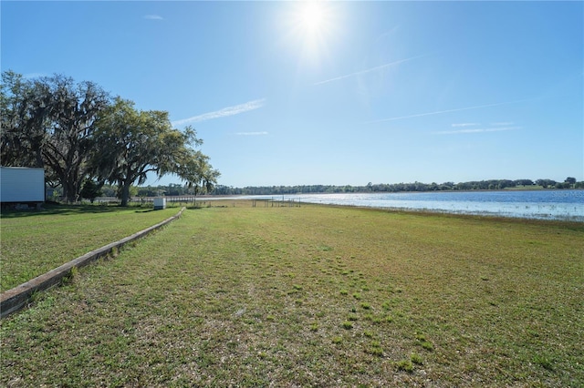 390 SW Shorewood Dr, Dunnellon, FL 34431 - view of yard featuring a water view