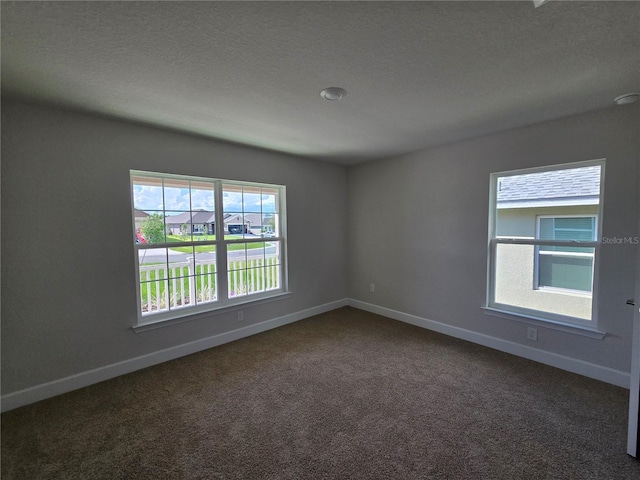 5045 N Triple Eagle Path, Beverly Hills, FL 34465 - spare room featuring dark carpet and a textured ceiling