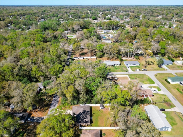 4575 SE 137th Pl, Summerfield, FL 34491 - drone / aerial view featuring a wooded view