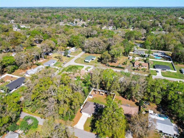 4575 SE 137th Pl, Summerfield, FL 34491 - birds eye view of property featuring a forest view
