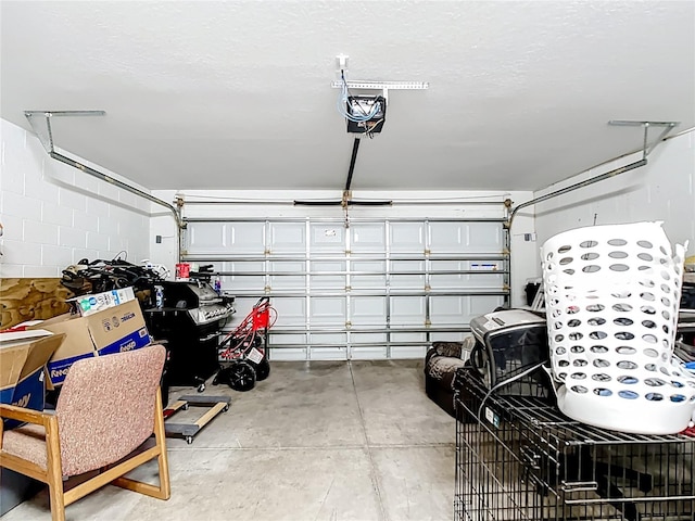 4575 SE 137th Pl, Summerfield, FL 34491 - garage featuring concrete block wall and a garage door opener