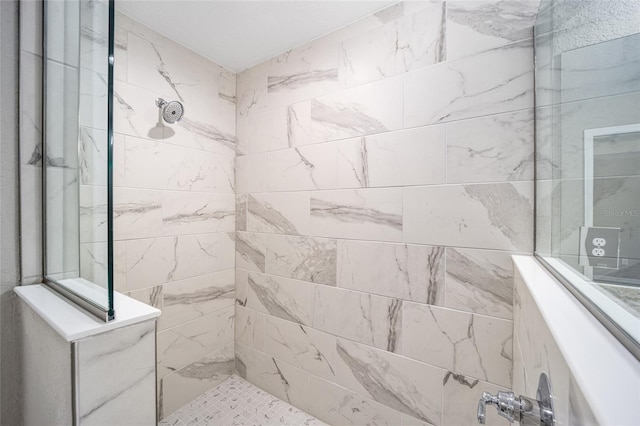 bathroom featuring a walk in shower