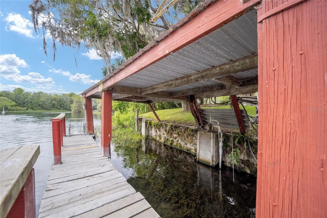 12180 Maple St, Dunnellon, FL 34432 - dock area with a water view