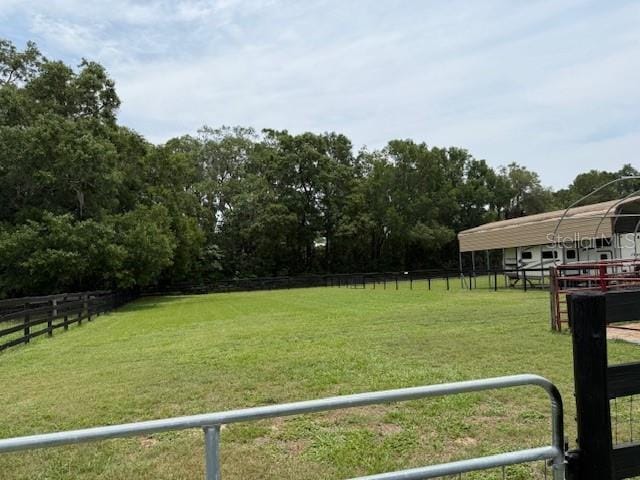 6020 NW 2nd Ave, Ocala, FL 34475 - view of yard featuring an exterior structure