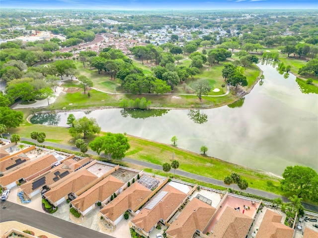 916 Cancun Ct, Lady Lake, FL 32159 - aerial view with a residential view and a water view
