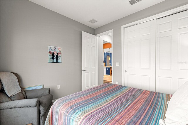 9342 SW 102nd Terrace Rd, Ocala, FL 34481 - bedroom with visible vents and a closet