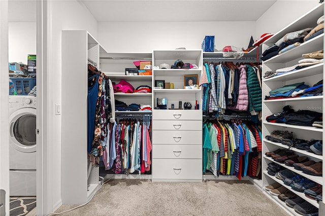 9342 SW 102nd Terrace Rd, Ocala, FL 34481 - walk in closet with washer / dryer