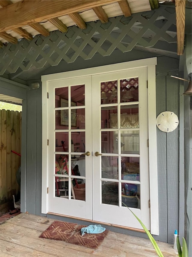4540 W Sandy Hill St, Lecanto, FL 34461 - doorway to property featuring french doors
