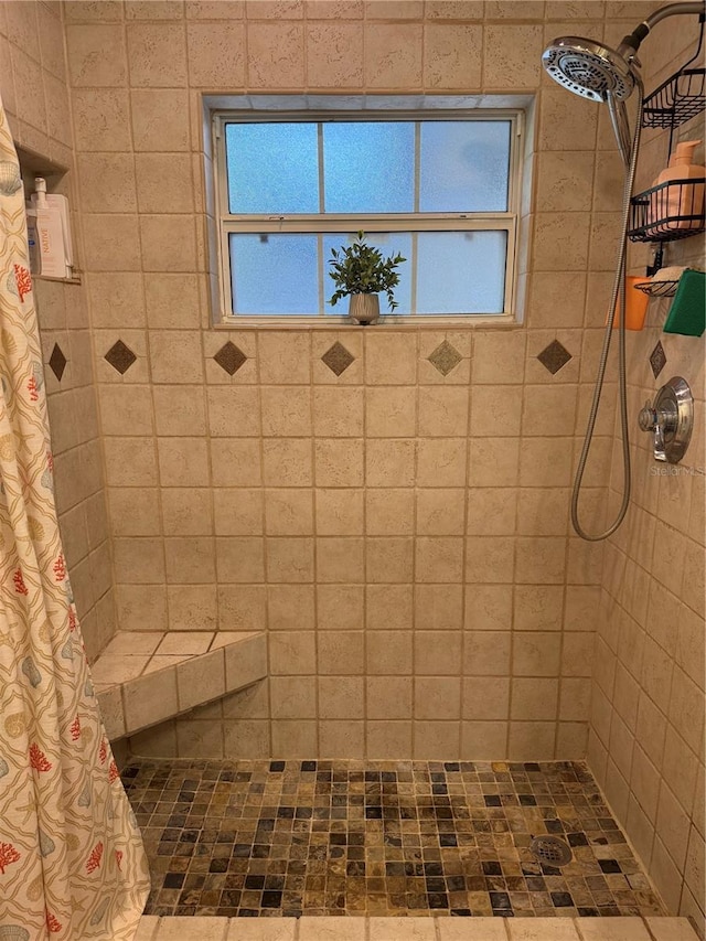 4540 W Sandy Hill St, Lecanto, FL 34461 - full bathroom featuring a tile shower