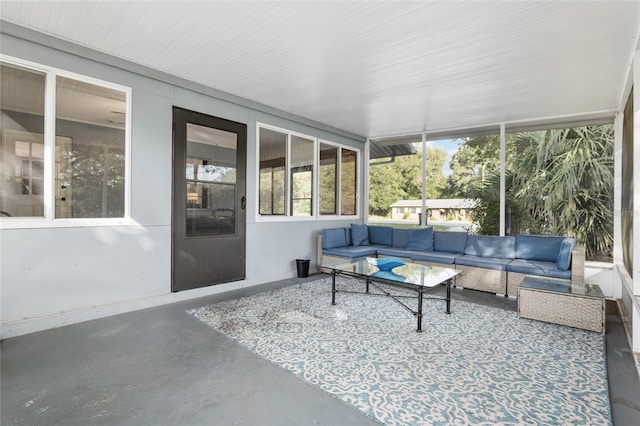 6830 NW 62nd Pl, Ocala, FL 34482 - sunroom / solarium featuring outdoor lounge area
