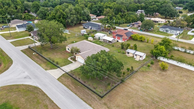 aerial perspective of suburban area