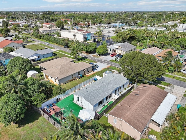 bird's eye view featuring a residential view