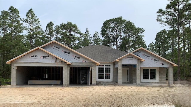 6254 W Deadwood Ln, Beverly Hills, FL 34465 - property under construction with an attached garage and driveway