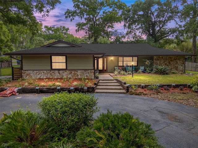 4085 SE 23rd Ter, Ocala, FL 34480 - view of front facade featuring stone siding