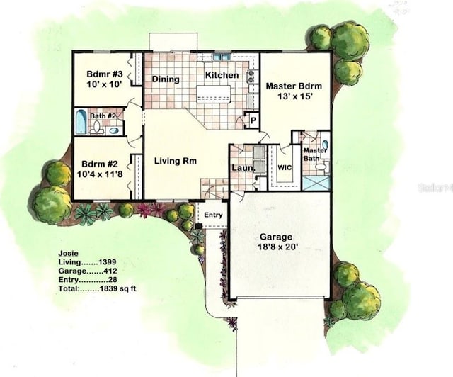 17654 SW 112th Ln, Dunnellon, FL 34432 - view of layout