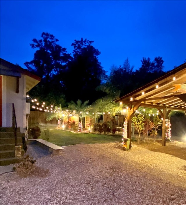 44 SE 9th Ter, Ocala, FL 34471 - view of yard at night