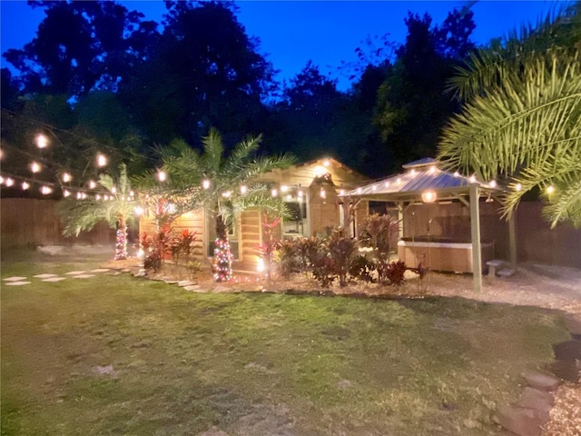 44 SE 9th Ter, Ocala, FL 34471 - exterior space featuring a lawn and a gazebo