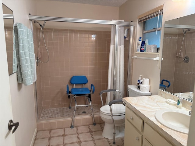 8665 SW 94th St Unit C, Ocala, FL 34481 - full bathroom featuring a shower stall and vanity