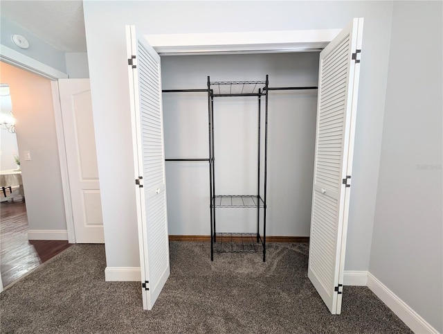 view of closet