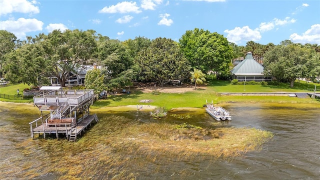 31 SE Chinica Dr, Summerfield, FL 34491 - dock with a water view