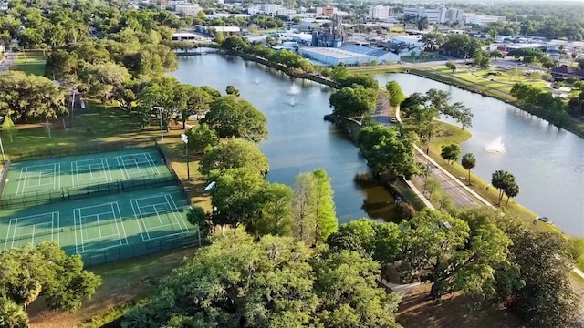 935 NE Sanchez Ave, Ocala, FL 34470 - drone / aerial view featuring a water view