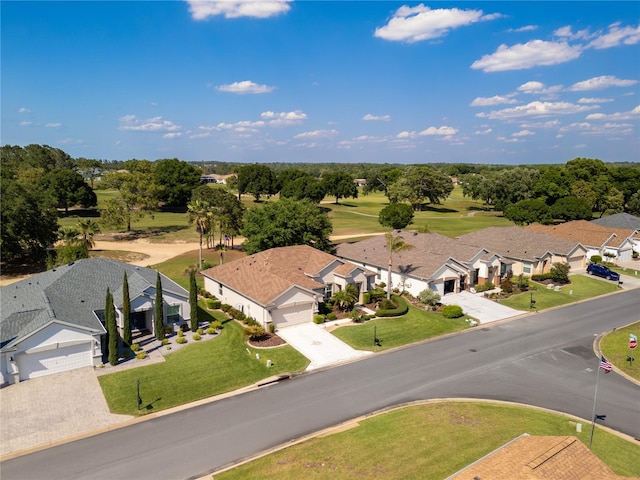aerial view featuring a residential view