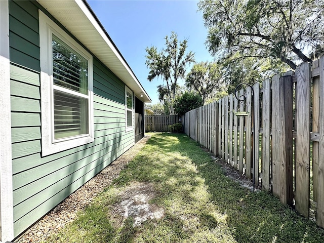 3488 NW 26th St, Gainesville, FL 32605 - view of yard with a fenced backyard