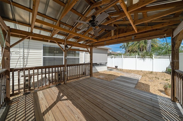 882 Tanglewood Pl, The Villages, FL 32162 - deck with fence
