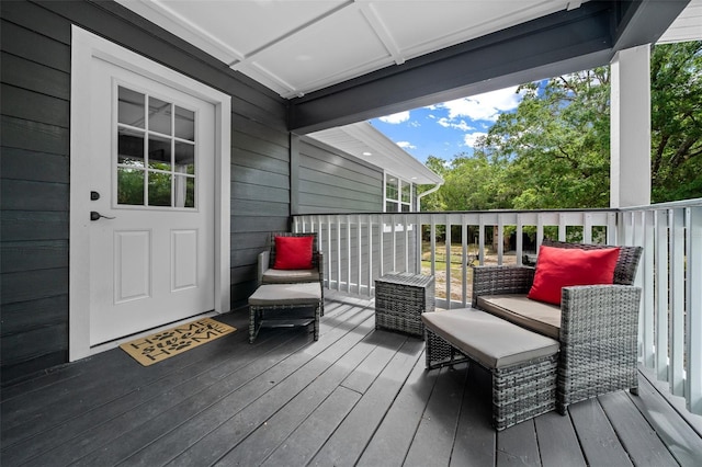 view of deck
